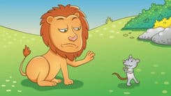 Lion and Mouse story from panchtantra - Moral story